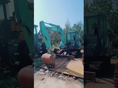 5950kg Χρησιμοποιούμενη μηχανή εκσκαφής Kobelco60 με ονομαστική ισχύ 42,4kw