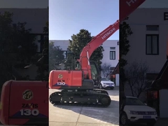 HITACHI ZX130 Χρησιμοποιούμενος μίνι εξορυκτής Hitachi 0,52m3 χωρητικότητα 13100Kg για μεταφορά