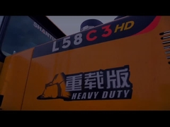 Τύπος ελαστικού Χρησιμοποιούμενος φορτιστής τροχών SHANTUI L58C3 Αξιόπιστος με καλή συντήρηση